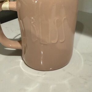 Rae Dunn blush pink “BLISS” mug NWT